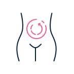 Prolapse 3 women health center icon padded 06